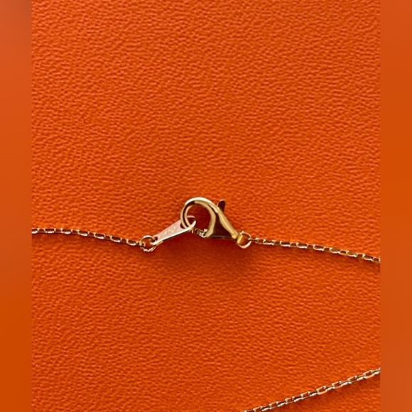 New CLOVER Necklace 18K Gold Plated Sterling Silver - Picture 7 of 9